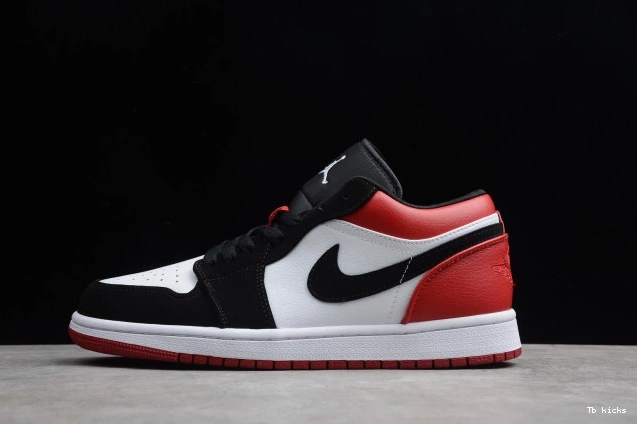 Reps TBK Low Jordan Black 1 Air 553558-116 Toe 0820